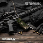 AR 15 Mag & Mag Well Substrate Shift Camo Gun Skin Vinyl Wrap Film
