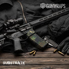 AR 15 Mag & Mag Well Substrate Spokane Camo Gun Skin Vinyl Wrap Film