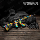 Tie Dye Coral Reef AR 15 Gun Skin Vinyl Wrap