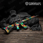 Tie Dye Jungle Fever AR 15 Gun Skin Vinyl Wrap