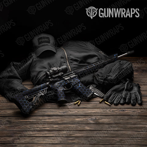 Vivid Hex AR-15 Gun Skin Vinyl Wraps