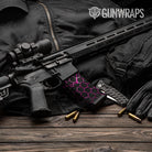 Vivid Hex Magenta AR 15 Mag Gun Skin Vinyl Wrap