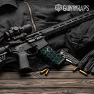 Vivid Hex Tiffany Blue AR 15 Mag Gun Skin Vinyl Wrap