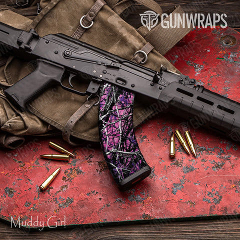 Muddy Girl Camo AK-47 Mag Gun Skin Vinyl Wraps