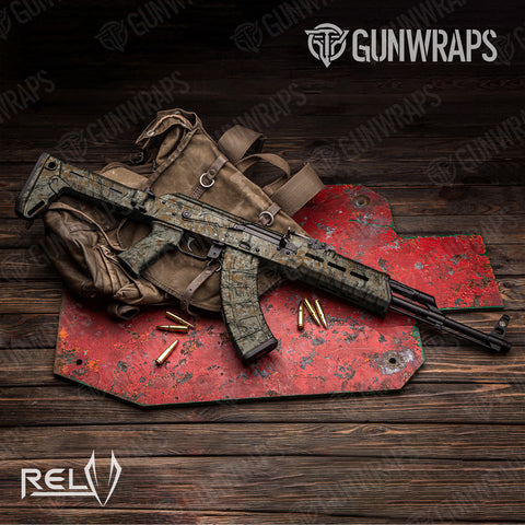 RELV Camo AK-47 Gun Skin Vinyl Wraps