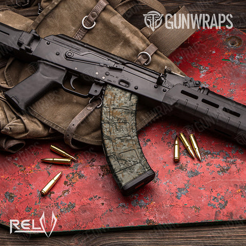 RELV Camo AK-47 Mag Gun Skin Vinyl Wraps