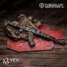 AK 47 Veil Cervidae Camo Gun Skin Vinyl Wrap
