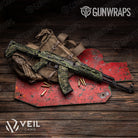 AK 47 Veil Multitac Camo Gun Skin Vinyl Wrap