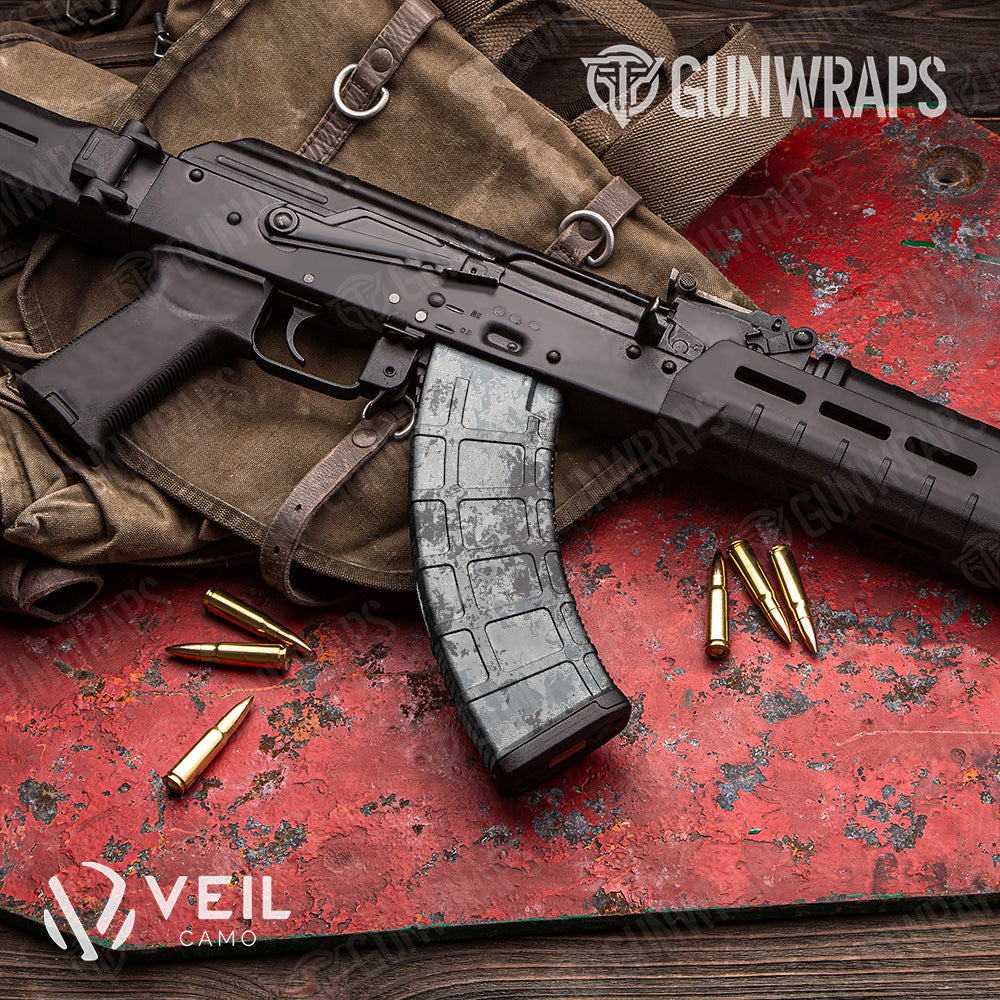 AK 47 Mag Veil Ops Polar Camo Gun Skin Vinyl Wrap