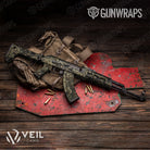 AK 47 Veil Rumba Barren Camo Gun Skin Vinyl Wrap