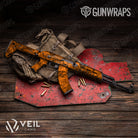 AK 47 Veil Stoke Blaze Camo Gun Skin Vinyl Wrap