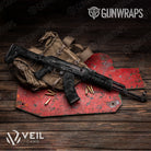 AK 47 Veil Tac Black Camo Gun Skin Vinyl Wrap