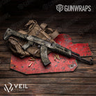 AK 47 Veil Volicam Camo Gun Skin Vinyl Wrap