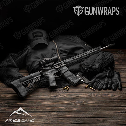 Grey AR-15 Gun Skin Vinyl Wraps