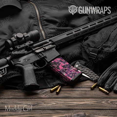 Muddy Girl Camo AR-15 Mag Gun Skin Vinyl Wraps