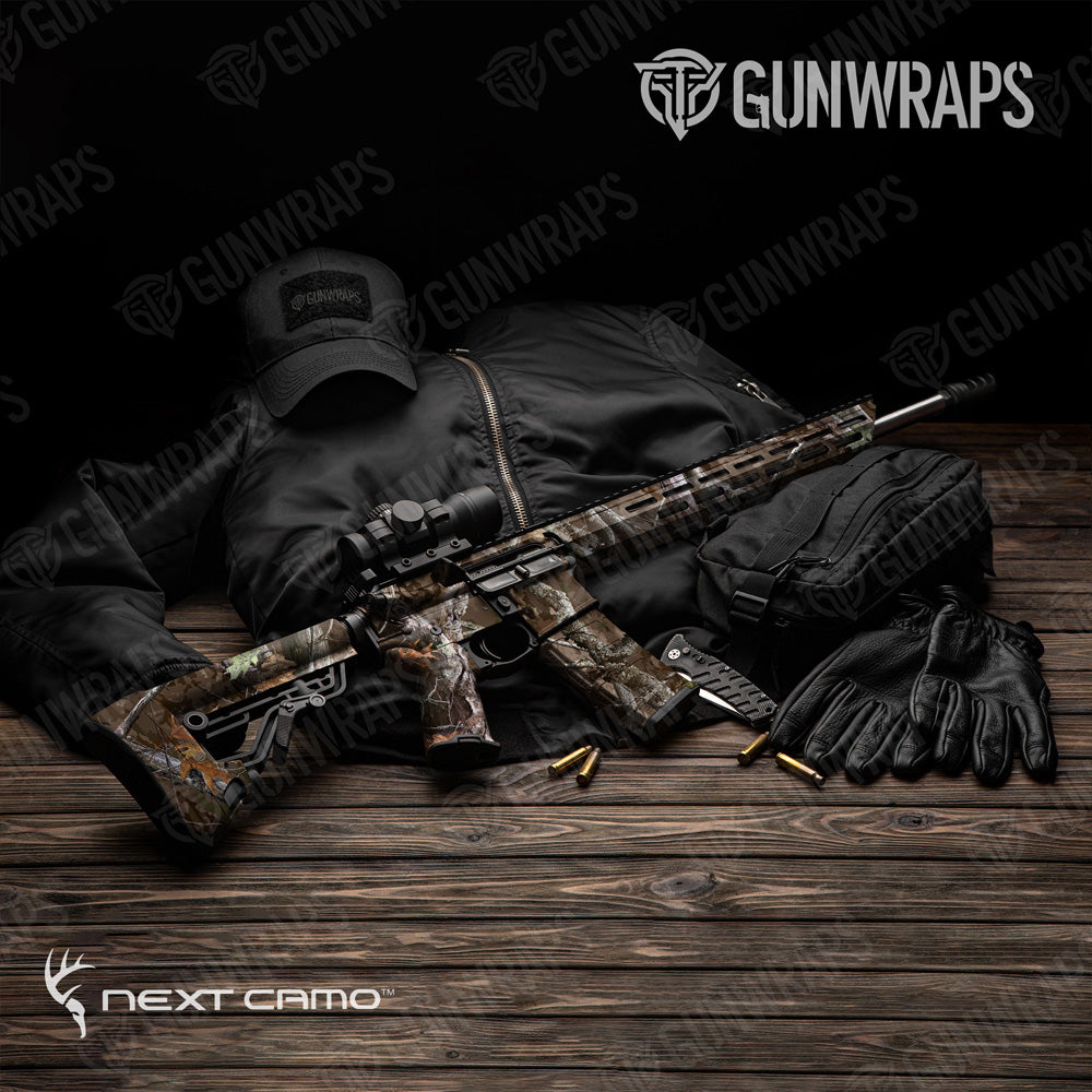 AR 15 Next Wyld Camo Gun Skin Vinyl Wrap Film