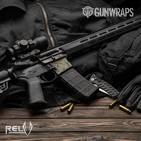 RELV Camo AR-15 Well Gun Skin Vinyl Wraps