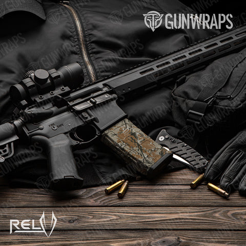 RELV Camo AR-15 Mag Gun Skin Vinyl Wraps