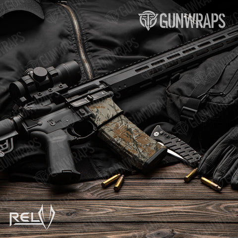RELV Camo AR-15 Mag & Mag Well Gun Skin Vinyl Wraps