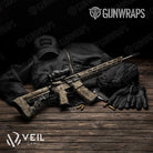 AR 15 Veil Terra A Camo Gun Skin Vinyl Wrap