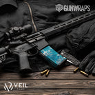 AR 15 Mag Veil Wideland Mariner Camo Gun Skin Vinyl Wrap