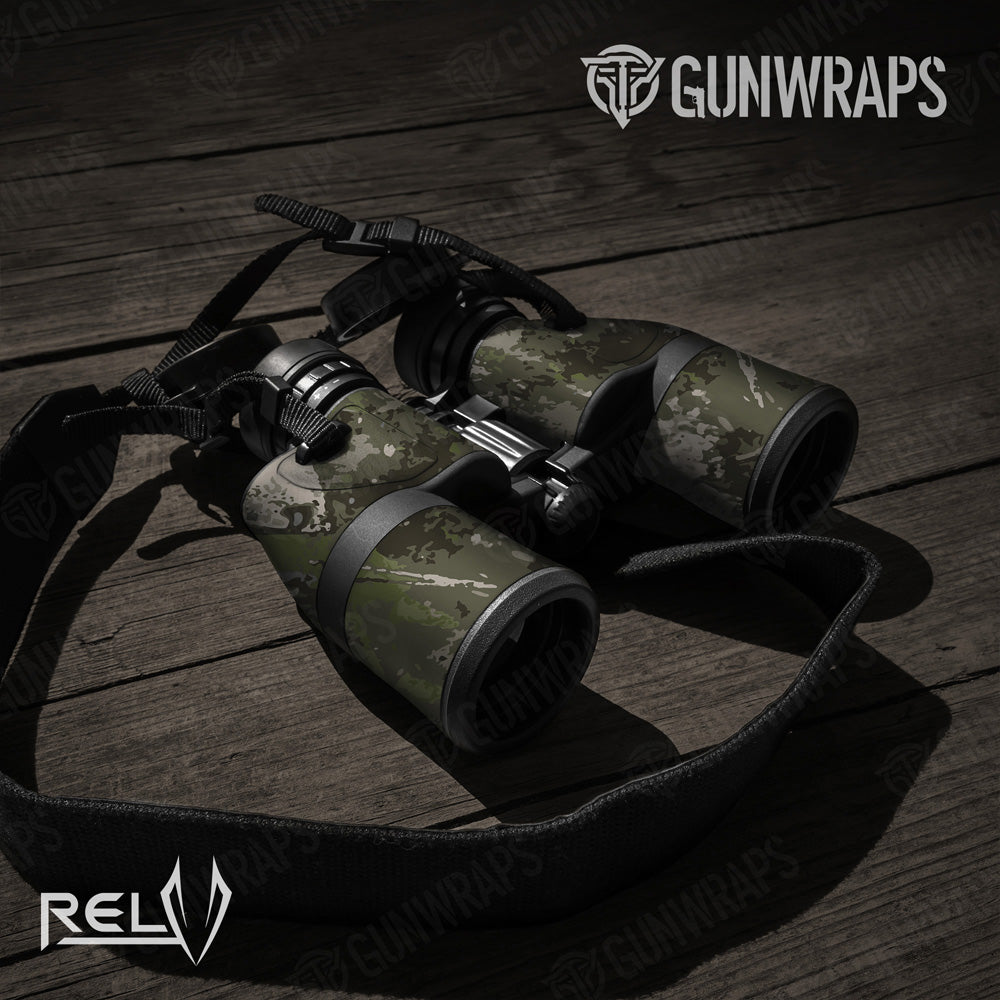 Binocular RELV X3 Tunnel Rat Camo Gear Skin Vinyl Wrap Film