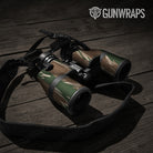 Shredded Woodland Camo Binocular Gear Skin Vinyl Wrap