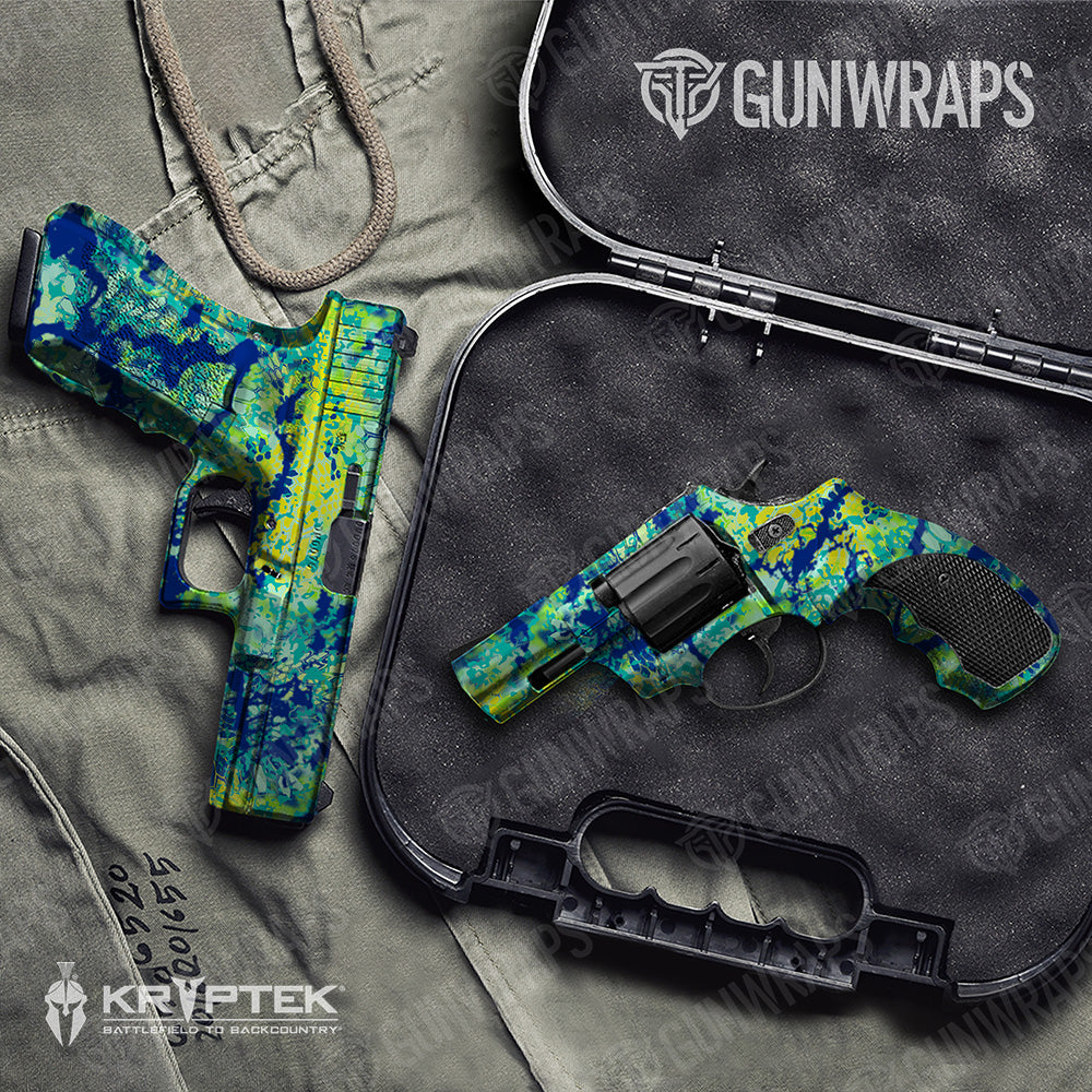 Handgun Kryptek Obskura MahiMahi Camo Gun Skin Vinyl Wrap