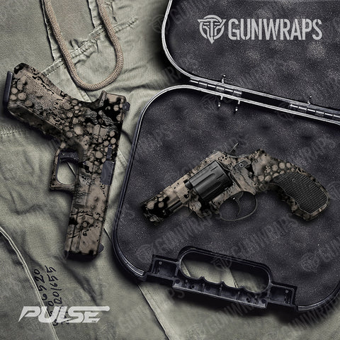 Pulse Camo Pistol & Revolver Gun Skin Vinyl Wraps