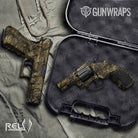 Pistol & Revolver RELV Harvester Camo Gun Skin Vinyl Wrap Film