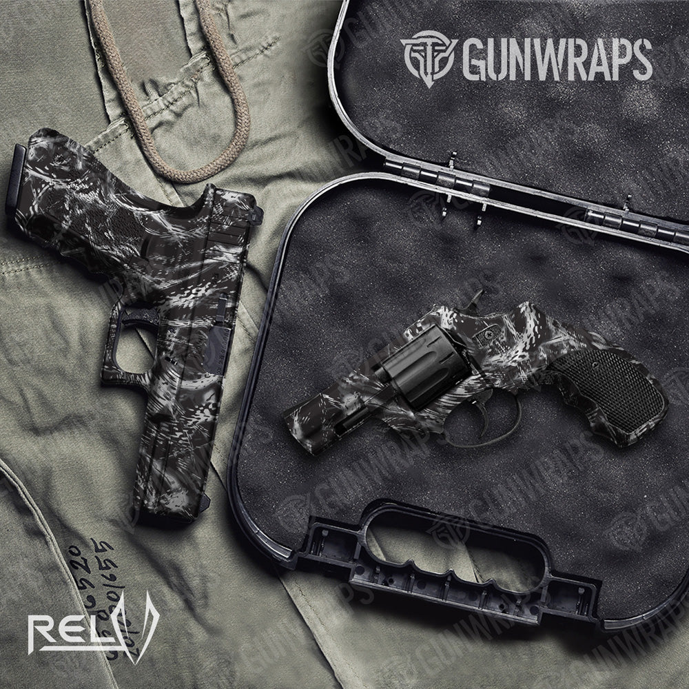 Pistol & Revolver RELV Medusa Camo Gun Skin Vinyl Wrap Film