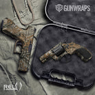 Pistol & Revolver RELV X3 Copperhead Camo Gun Skin Vinyl Wrap Film