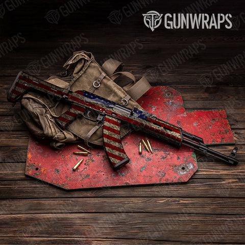 Patriotic AK-47 Gun Skin Vinyl Wraps