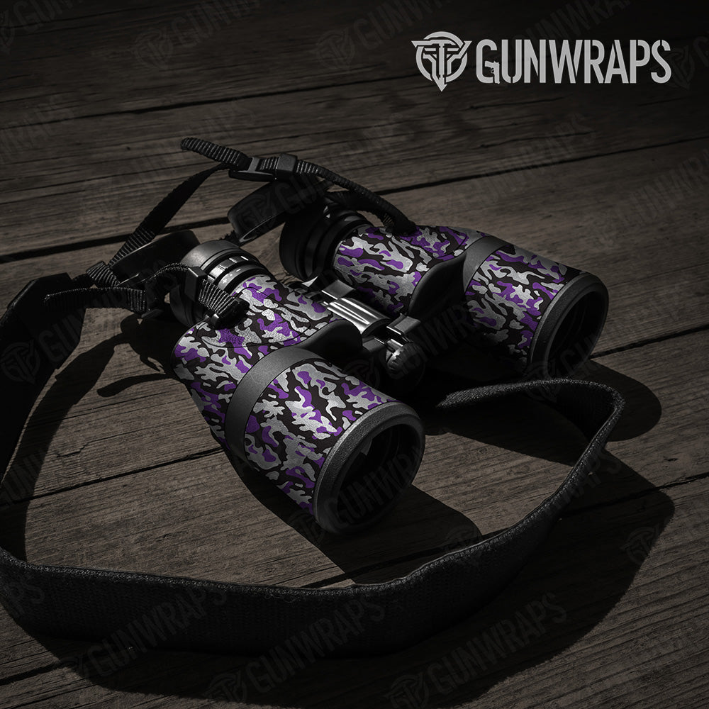 Classic Purple Tiger Camo Binocular Gear Skin Vinyl Wrap