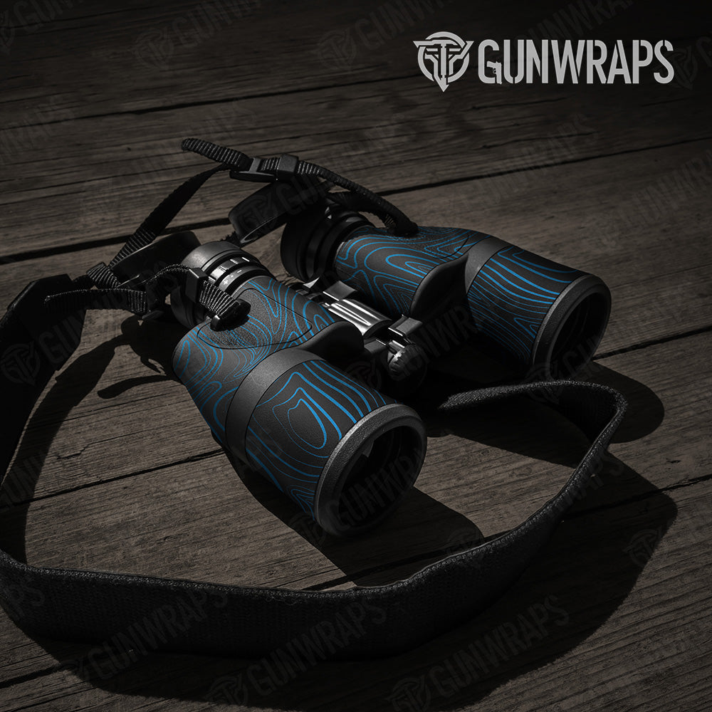 Damascus Blue Binocular Gear Skin Vinyl Wrap