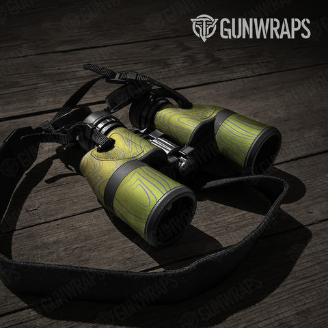 Yellow Binocular Gear Skin Vinyl Wraps