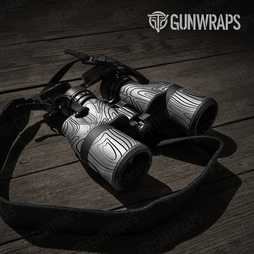 Damascus White Binocular Gear Skin Vinyl Wrap