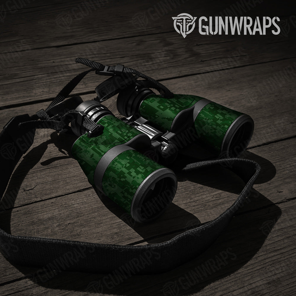 Digital Elite Green Camo Binocular Gear Skin Vinyl Wrap