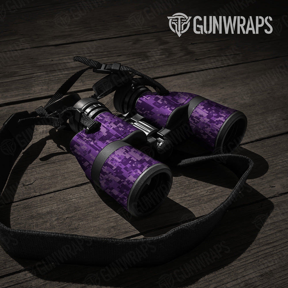 Digital Elite Purple Camo Binocular Gear Skin Vinyl Wrap