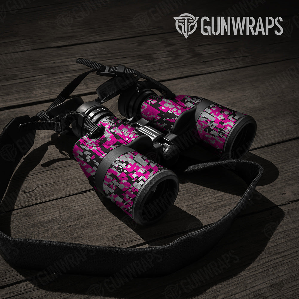 Digital Magenta Tiger Camo Binocular Gear Skin Vinyl Wrap