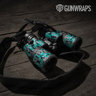 Digital Tiffany Blue Tiger Camo Binocular Gear Skin Vinyl Wrap