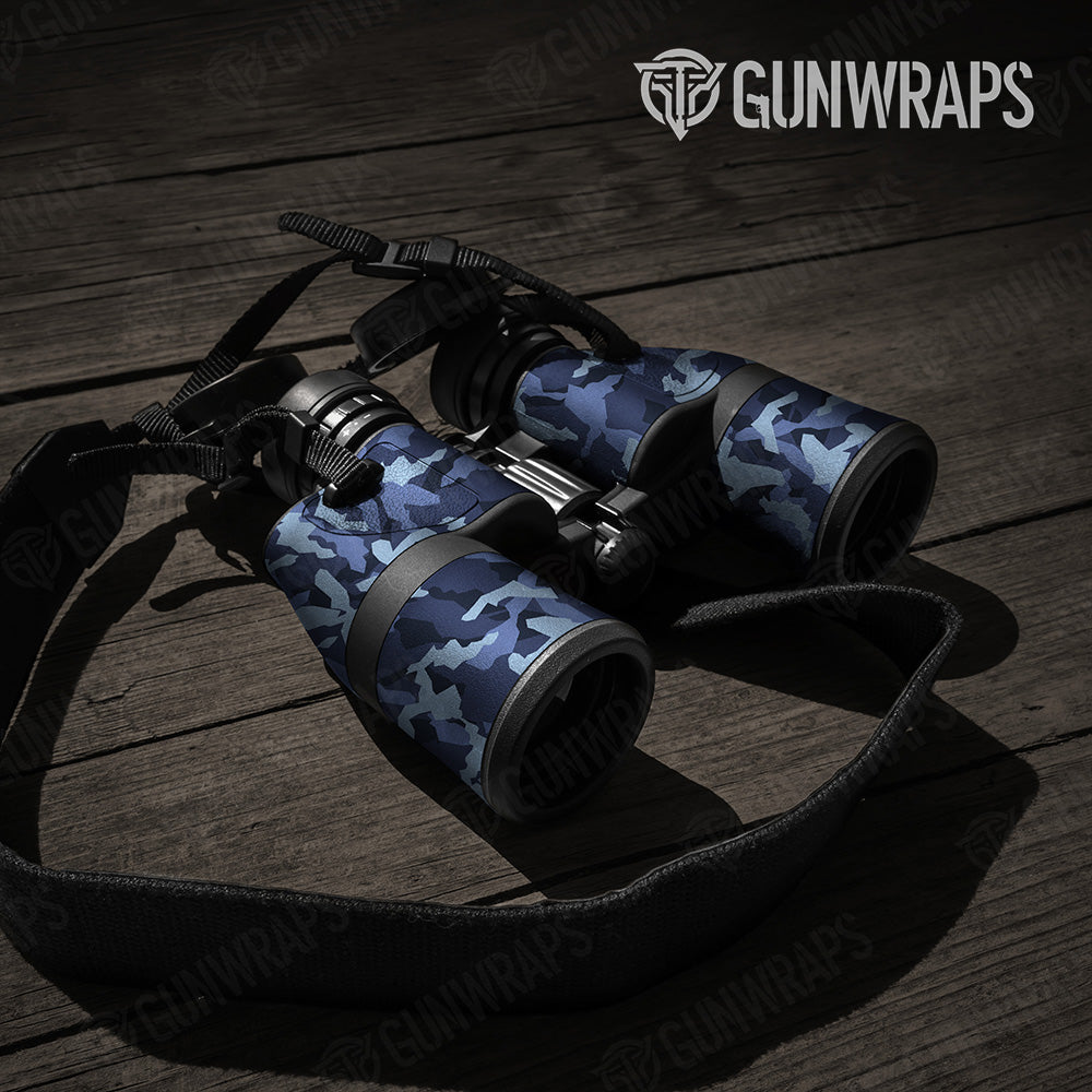 Erratic Blue Urban Night Camo Binocular Gear Skin Vinyl Wrap