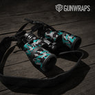 Erratic Tiffany Blue Tiger Camo Binocular Gear Skin Vinyl Wrap