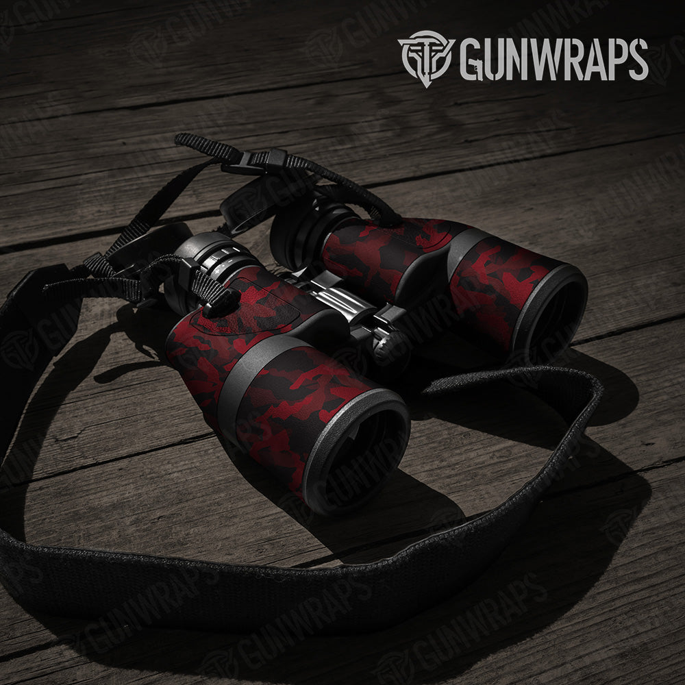 Erratic Vampire Red Camo Binocular Gear Skin Vinyl Wrap