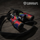 Paint Splatter Blue Binocular Gear Skin Vinyl Wrap