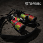 Paint Splatter Lime Binocular Gear Skin Vinyl Wrap