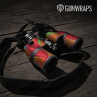 Paint Splatter Orange Binocular Gear Skin Vinyl Wrap