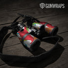 Paint Splatter White Binocular Gear Skin Vinyl Wrap