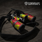 Paint Splatter Yellow Binocular Gear Skin Vinyl Wrap