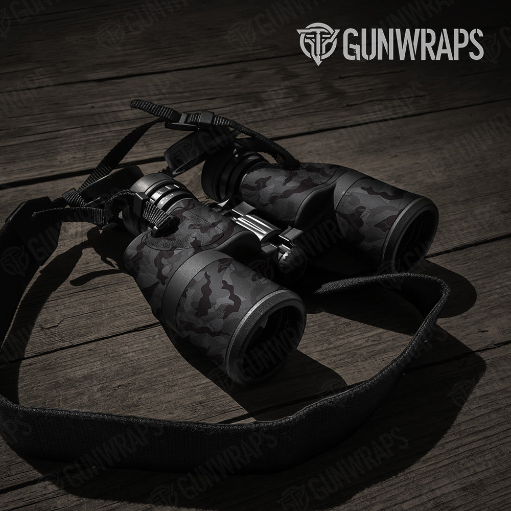 Ragged Elite Black Camo Binocular Gear Skin Vinyl Wrap